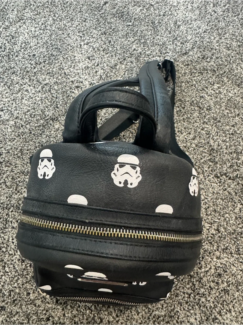 Loungefly Black Star Wars Stormtrooper Mini Backpack All Over Print